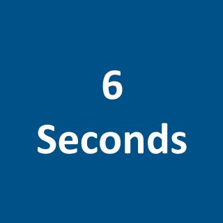 6 seconds average to answer a call